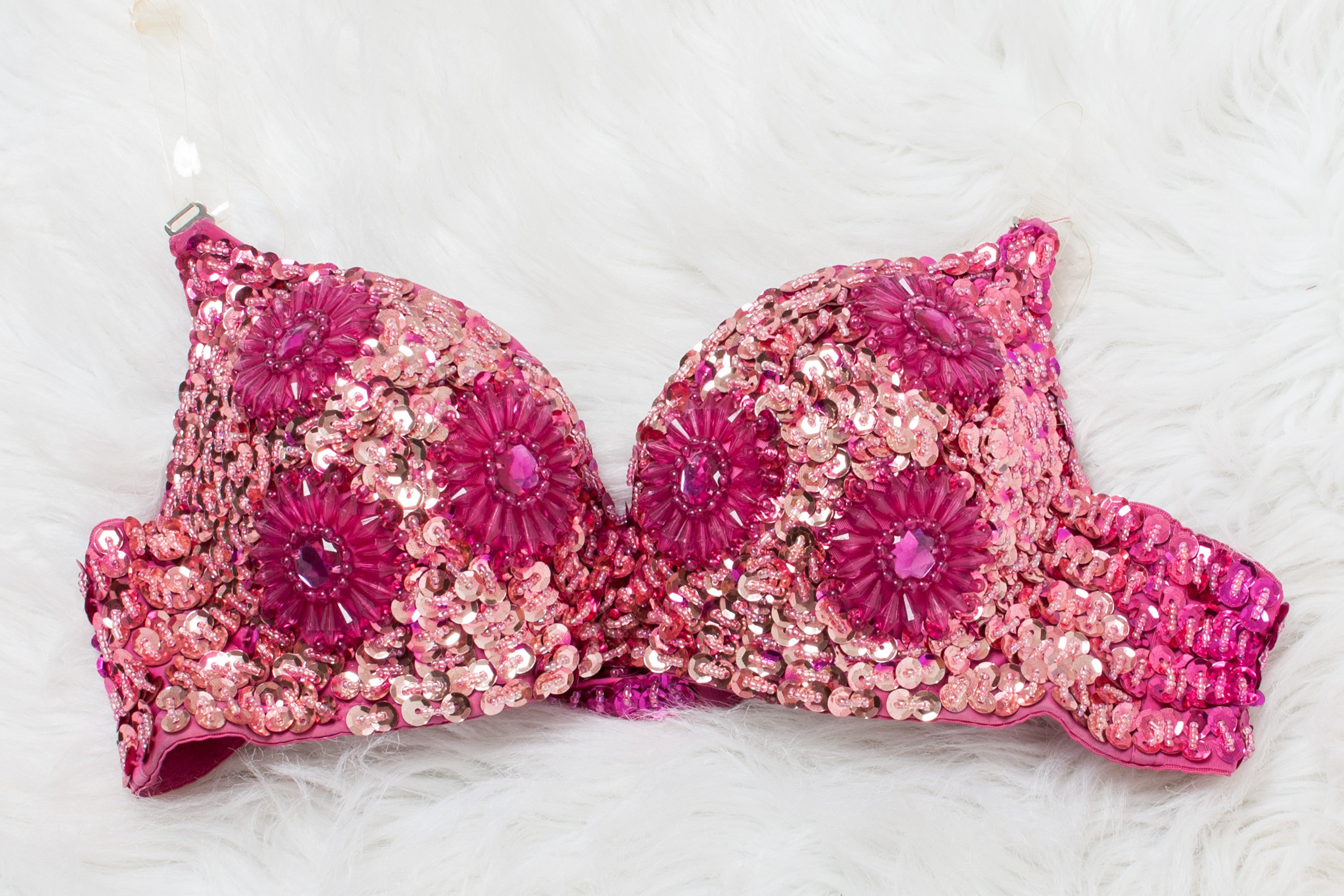Pearl Pink Flower Bustier
