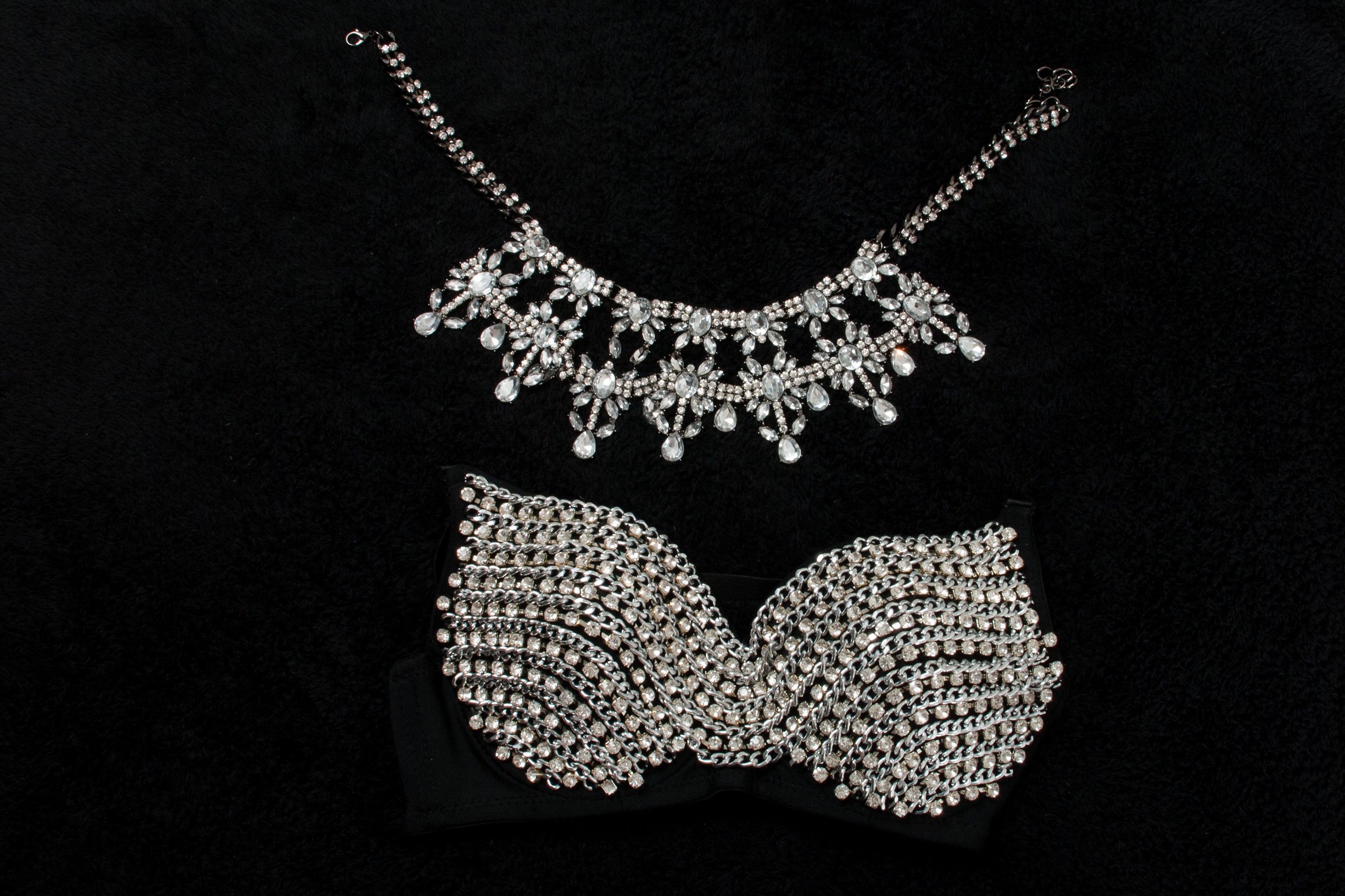 Glamorous Diamond Bustier