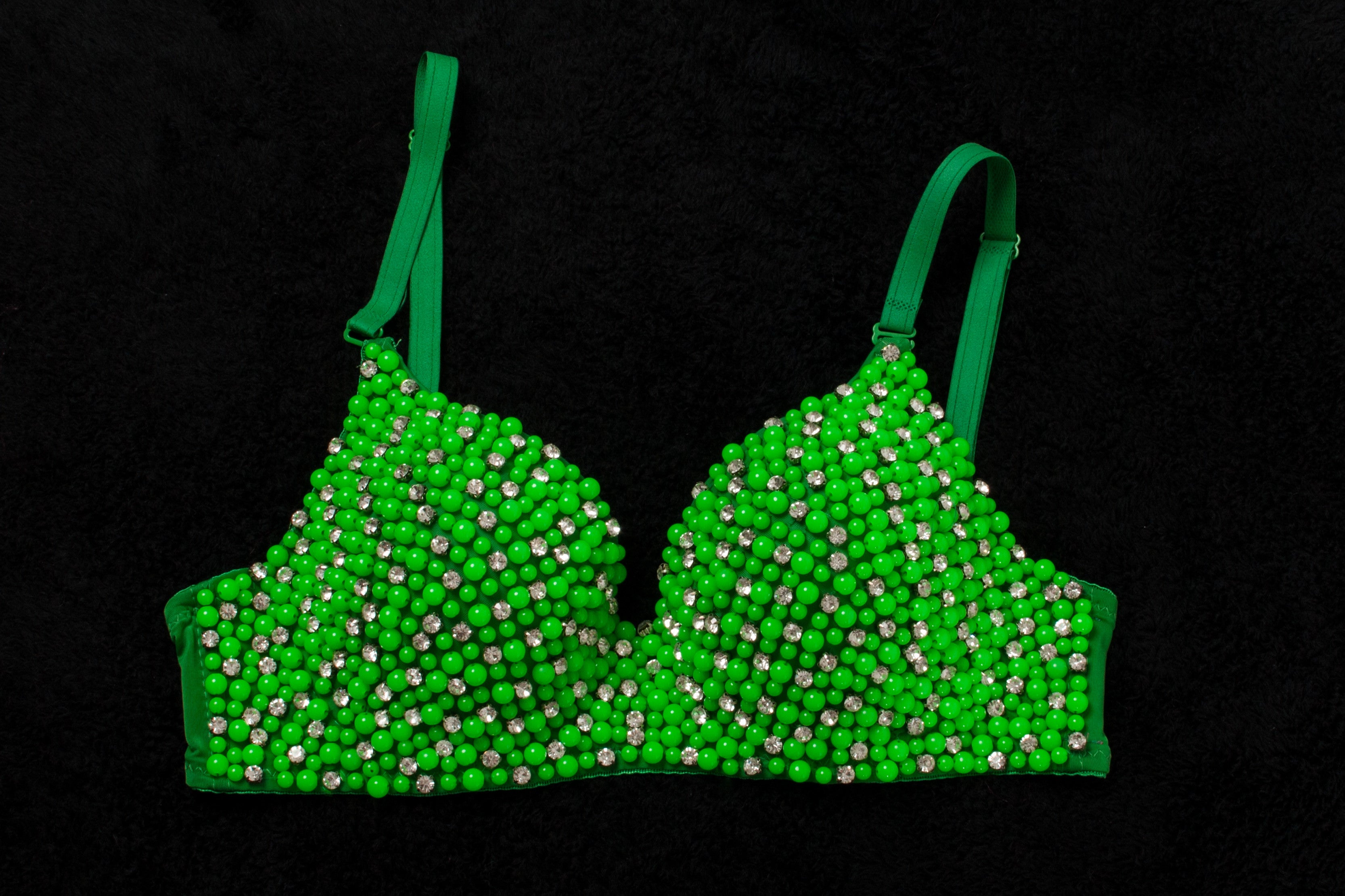 St. Patty Green Diamond Bustier