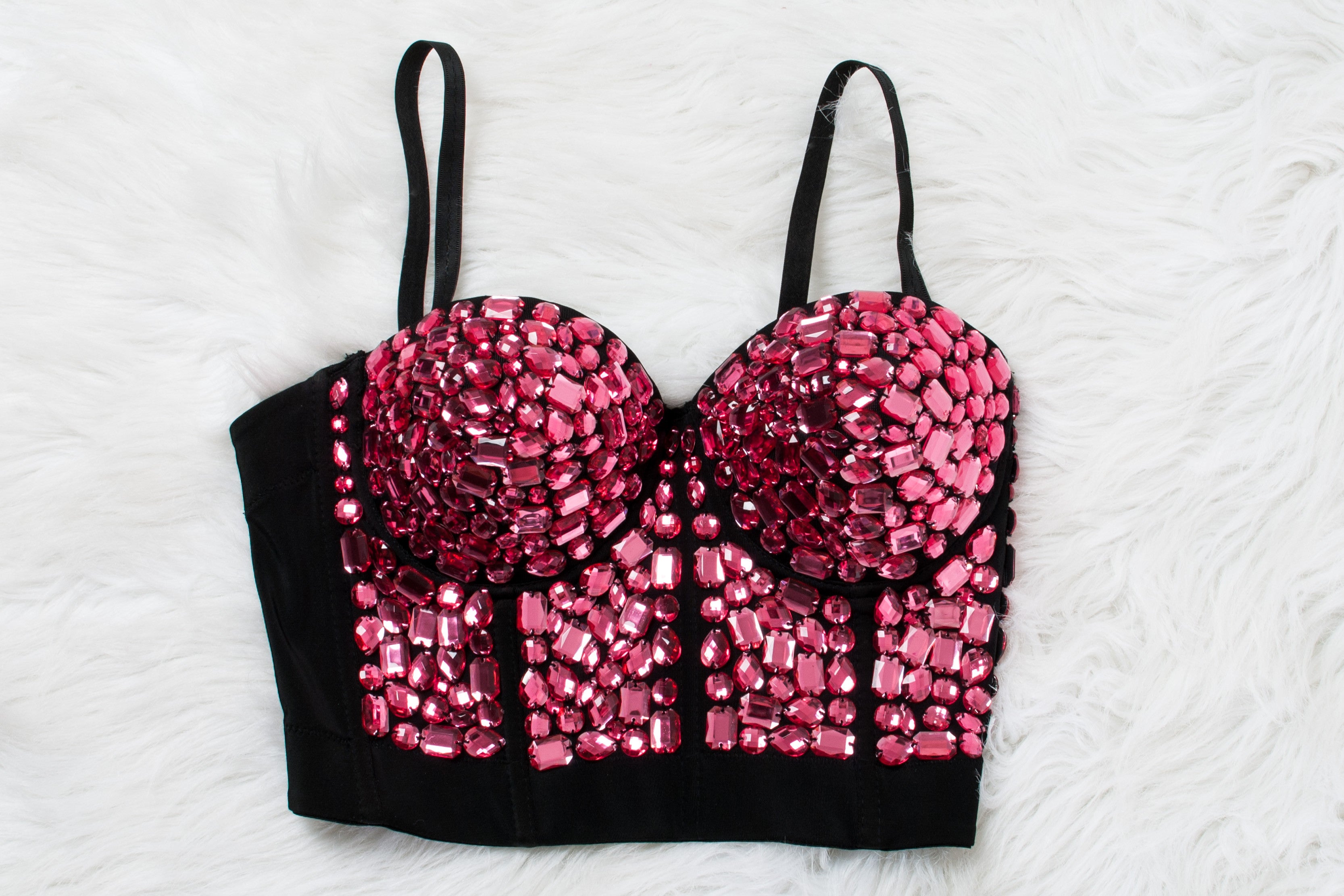 Pink Diamond Gem Bustier – Pinq Sunshine