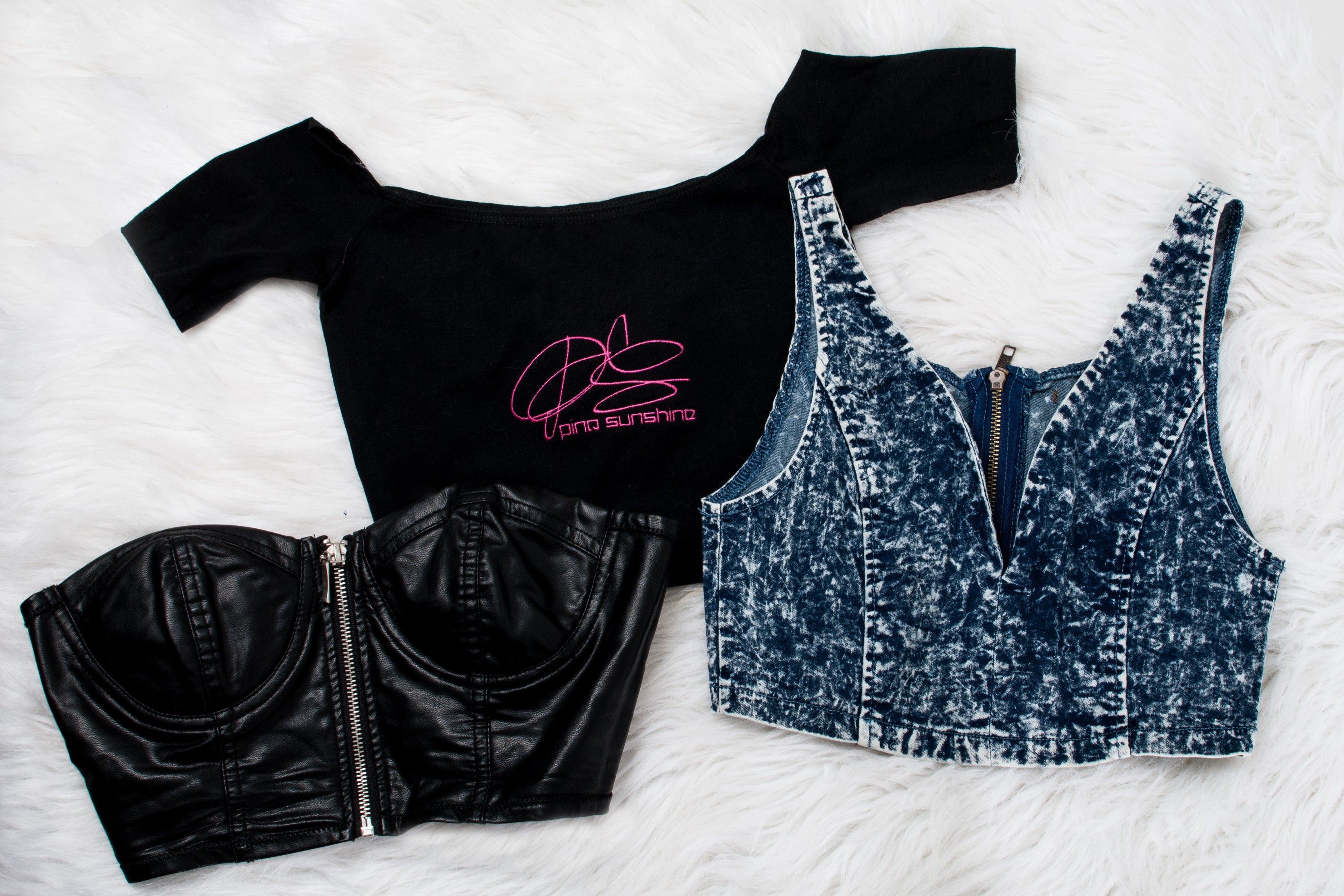 PinQ Sunshine Crop Tops