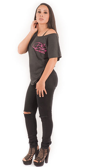 Pinq Sunshine Logo Tri-Blend Dolman